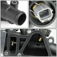 thumbnail image 4 of DNA Motoring BRR-001 Escort / Ka / Fiesta / Courier Duratec Engine Coolant Thermostat Housing Temperature Sensor + Gasket (Black) Fits select: 1999-2000 FORD ESCORT, 4 of 4