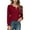 RD2, variant on UJNDER Women's Dressy Casual Long Sleeve Shirts V Neck Chiffon Blouses for Fall Outfits and Everyday Wear RD1 Red