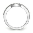 thumbnail image 2 of 14K White Gold Ring Band Wedding Diamond Round, 2 of 7