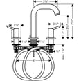 thumbnail image 4 of Hansgrohe 31730001 Chrome HG Focus S Widespread Faucet, 4 of 4