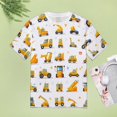 thumbnail image 4 of Excavator Construction Vehicle Truck Women's T-Shirt Short Sleeve T Shirts Tops Tee Ladies Loose T, 4 of 6