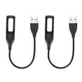thumbnail image 2 of Cable de Cargador USB de Repuesto Negro 2 Piezas ANGGREK Compatible con Flex Band Wireless Activity Smartwatch, 2 of 8