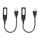 thumbnail image 2 of Cable de Cargador USB de Repuesto Negro 2 Piezas ANGGREK Compatible con Flex Band Wireless Activity Smartwatch, 2 of 8