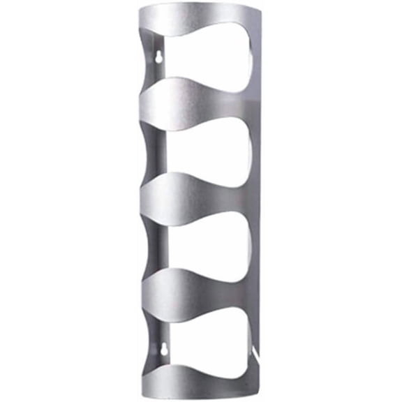 4 Bottles Creative Stainless Steel Wall Mounted Red Wine Holder Bottle Storage Rack Shelf Holders -