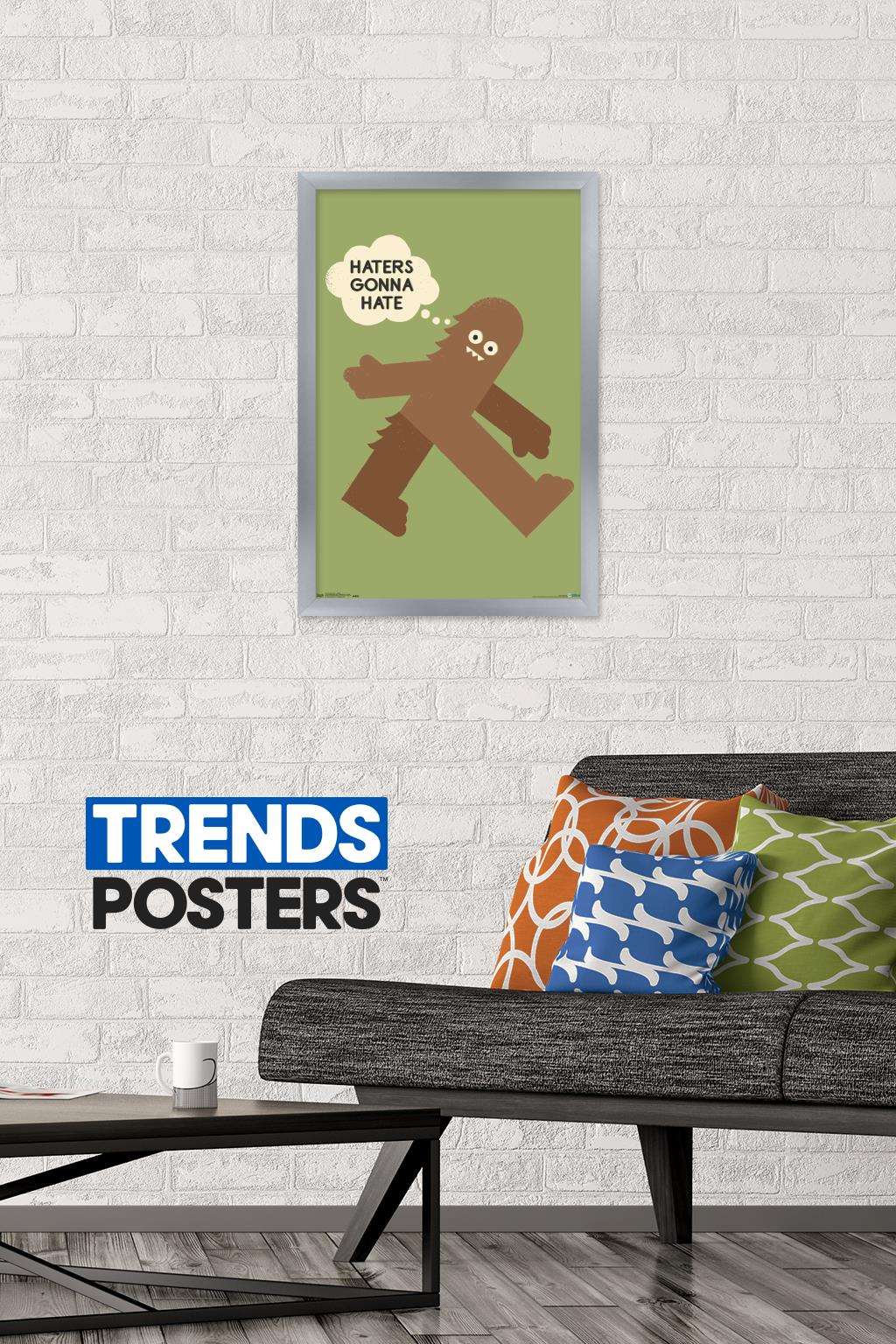 DaVid Olenick - Bigfoot Wall Poster, 14.725" x 22.375", Framed