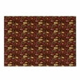 thumbnail image 1 of Retro Cutting Board, Fifties Sixties Inspired Composition of Abstract Shapes on Dark Dotted Background, Decorative Tempered Glass Cutting and Serving Board, Small Size, Multicolor, by Ambesonne, 1 of 1