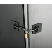 Computer Security Products Refrigerator Door Lock (Black With Keyed Padlock)