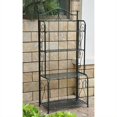 thumbnail image 1 of International Caravan Mandalay 4 Tier Iron Bakers Rack in Verdi Gris, 1 of 2