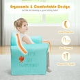 thumbnail image 5 of Costway Kids Fake Crocodile Sofa Children Armrest Couch Toddler Furniture, 5 of 11