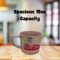 thumbnail image 6 of Barbie 15oz Stoneware Pink Mug: Sip in Style, 6 of 7