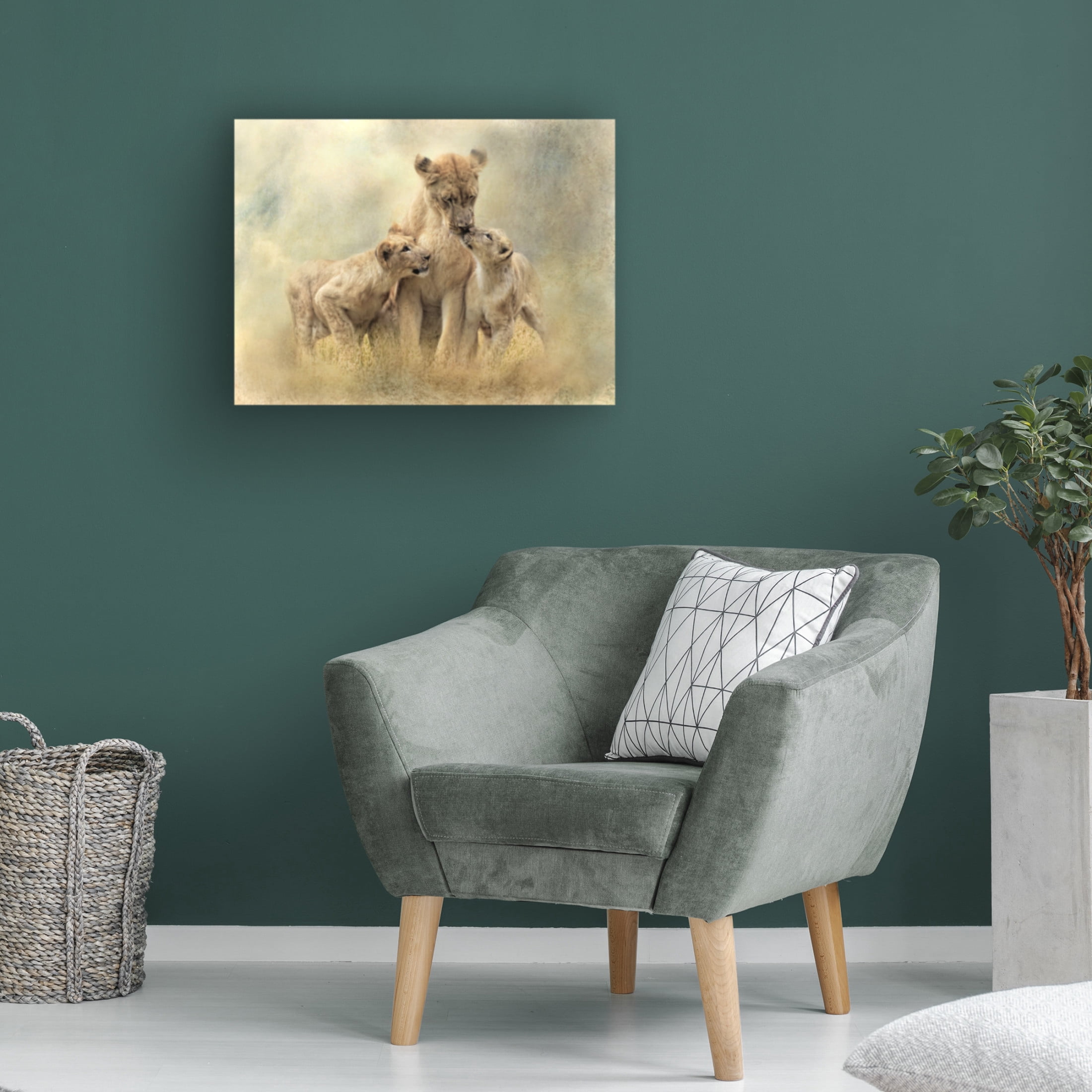 Canvas Wall Art - Trudi Simmonds 'Mamma' Wall Art for Living Room, Bedroom, or Office Décor by Trademark Fine Art - 32 x 24 Inches