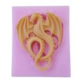 thumbnail image 2 of Molde Silicona para Pastel Dragón Antiadherente Hornear en La () Rosa, 2 of 4