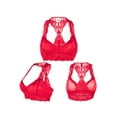 thumbnail image 5 of Tinglu Sexy Lace Bras for Women Bralette Underwear Padded Brassiere, 5 of 6