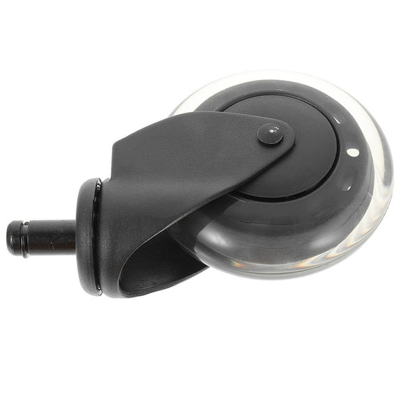 Hytrove 1Pcs Universal Wheel for Office Chair Black Pu 3 Inches Diameter Heavy Duty Moving