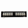 thumbnail image 2 of Patch Panel CAT6 10 Port 10G Support 1U Network Patch Panel UTP 19 Inch Wall Mount or Rack Mount Punch Down Block for CAT6 White, 2 of 5