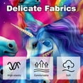 thumbnail image 3 of Robot Unicorn Attack Velvet Decorative Throw Pillow Inserts - Set of 2, Chair Pillow Covers - Unique Patterns, 16x16, 18x18, 20x20 Inches for Home Decor & More, 3 of 6