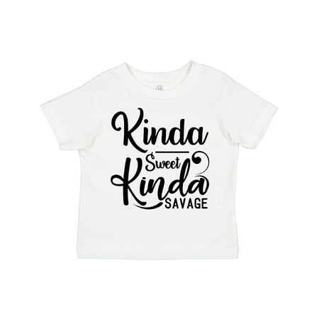 

Inktastic Kinda Sweet Kinda Savage Boys or Girls Toddler T-Shirt
