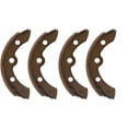 thumbnail image 2 of SEBLAFF for Club Car DS G&E 1995-up & Precedent 1018232-01 Golf Cart 4 Brake Shoes Pads, 2 of 7