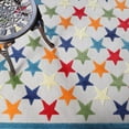 thumbnail image 6 of Superior Juniper Stars Indoor Outdoor Area Rug, 6' x 8' 10", Cream, 6 of 7