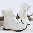 thumbnail image 3 of Unisex Warm Winter Snow Boots with Faux Fur Lining, Waterproof Slip - resistant Outdoor Snow Boots for Cold Weather, 3 of 13