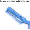 thumbnail image 3 of HSHDLDF 6 Pieces Hair Cutter Comb with Blades Pet Razor Comb Double Sides Removal Comb Dual Side Cutting Scissors for DIY Shorten Shape Thin Hair Gently Grooming Cutting Dogs Hair (Pink, White, Blue, 3 of 6