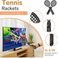 thumbnail image 3 of NBCP 18-in-1 Sports Accessories Kit with Tennis Rackets, Golf Clubs, Swords, Steering Wheels for Nintendo Switch 2, Black, 3 of 6