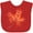 Red, variant on Inktastic Red Canadian Maple Leaf Boys or Girls Baby Bib