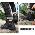thumbnail image 4 of Tenis Botines Tobilleros Botas Altas Unisex para Senderismo Antideslizantes para Hombres Mujeres (40) Negro Likrtyny Tenis De Mujer Tenis De Hombre, 4 of 9