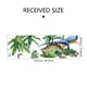 thumbnail image 4 of Adhesivos de pared con dibujos animados de dinosaurios, selva, hojas verdes, PVC, 4 of 4