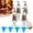 4pcs, variant on Nutcracker Soap Dispenser Clear, Christmas Soap Pump Bottle for Kitchen Sink Bathroom Holiday Decor