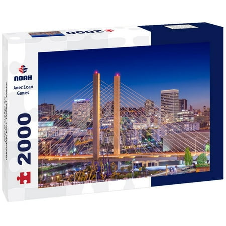 Noah Jigsaw Puzzle Salem, Oregon, USA downtown city skyline at dusk 2000 pieces