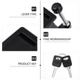 thumbnail image 3 of 2 Pcs Compression Latch Lock Adjustable Zinc Alloy Replacement Flush Lever Latch, 3 of 8