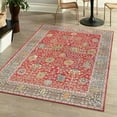 thumbnail image 3 of JONATHAN Y MODERN PERSIAN 5 x 8 Area Rug, India Flower and Vine - Burgundy, MDP303A-5, 3 of 11