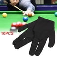 thumbnail image 2 of Luxtrada 10pcs 3 Fingers Billiard Cue Pool Gloves Snooker Left/Right Hand Nylon Accessory, 2 of 8