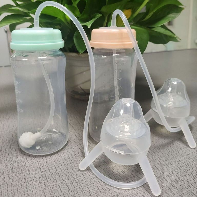 EasyJug - A Hands-free breastfeeding water bottle with long straw