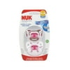 NUK Sports Orthodontic Pacifier - 18-36 Months - 2 Pack - Baseball/Football Girl