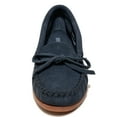 thumbnail image 3 of Minnetonka Women's Tie Slip On, Navy, Size 6.5, 3 of 5