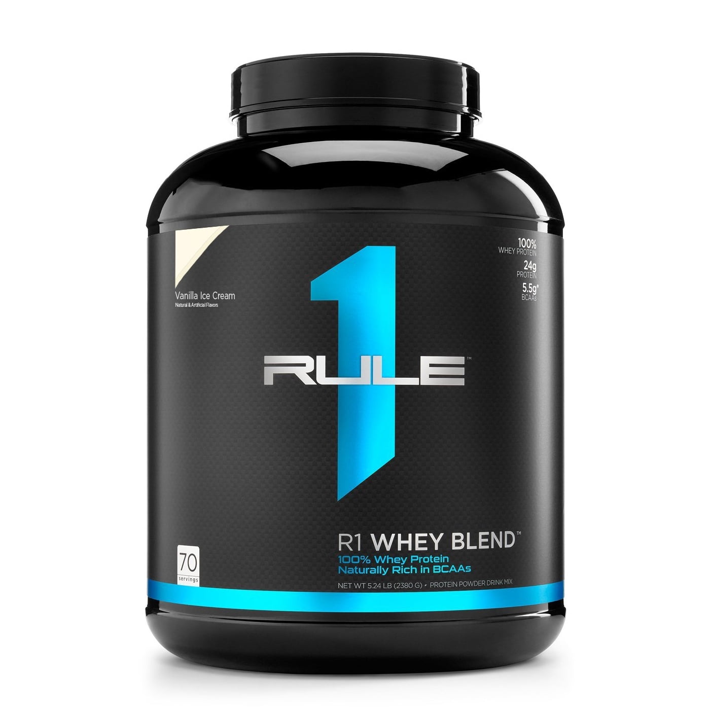 R1 Whey Blend, Rule 1 Proteins (Vanilla Ice Cream, 70 Servings