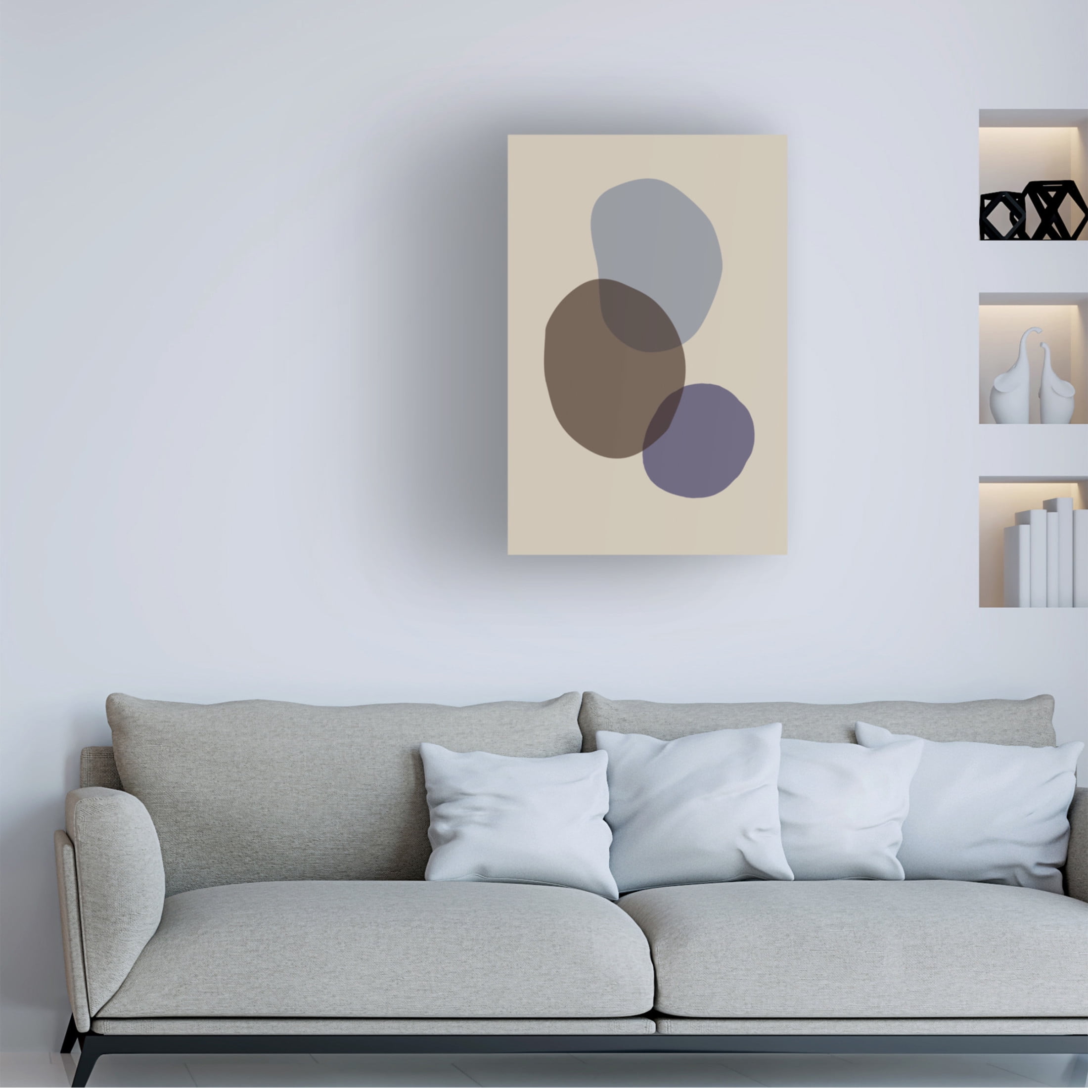 Pictufy Studio 'Organic Shapes 5' Canvas Art - 22 x 32 Inches