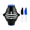thumbnail image 2 of Golf Ball Line Liner with 2 Marker Pen, Multifunctional Outdoor Sports, Golf Accessories, Positioning Aids Template Alignment Drawing Tool black blue, 2 of 7