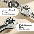 thumbnail image 5 of Behome Lemon Squeezer, Stainless Steel Handheld Lemon Juicer with Silicone Handles, Heavy Duty Manual Juicer for Lemon, Orange, Citrus, 5 of 8
