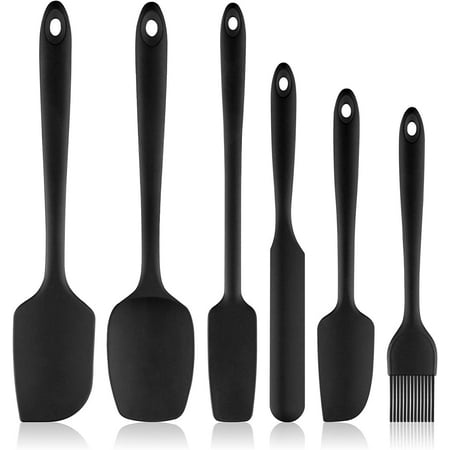 

Silicone Spatula Set of 6 Professional for Nonstick Cookware Heat Resistant Rubber Spatulas Special for Cooking Baking Mixing BPA-Free Dishwasher Safe Aqua Sky