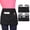 Black 2 Pack, variant on DOVACKA Black Half Waist Apron with 3 Pockets, Short Server Apron for Waitress Waiter