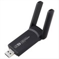 thumbnail image 3 of Adaptador WiFi USB de Doble Banda de 1300 Mbps, Tarjeta de Red Inalámbrica, Adaptador Ethernet USB 2.0 de 5G/2.4G para PC y Portátil., 3 of 5