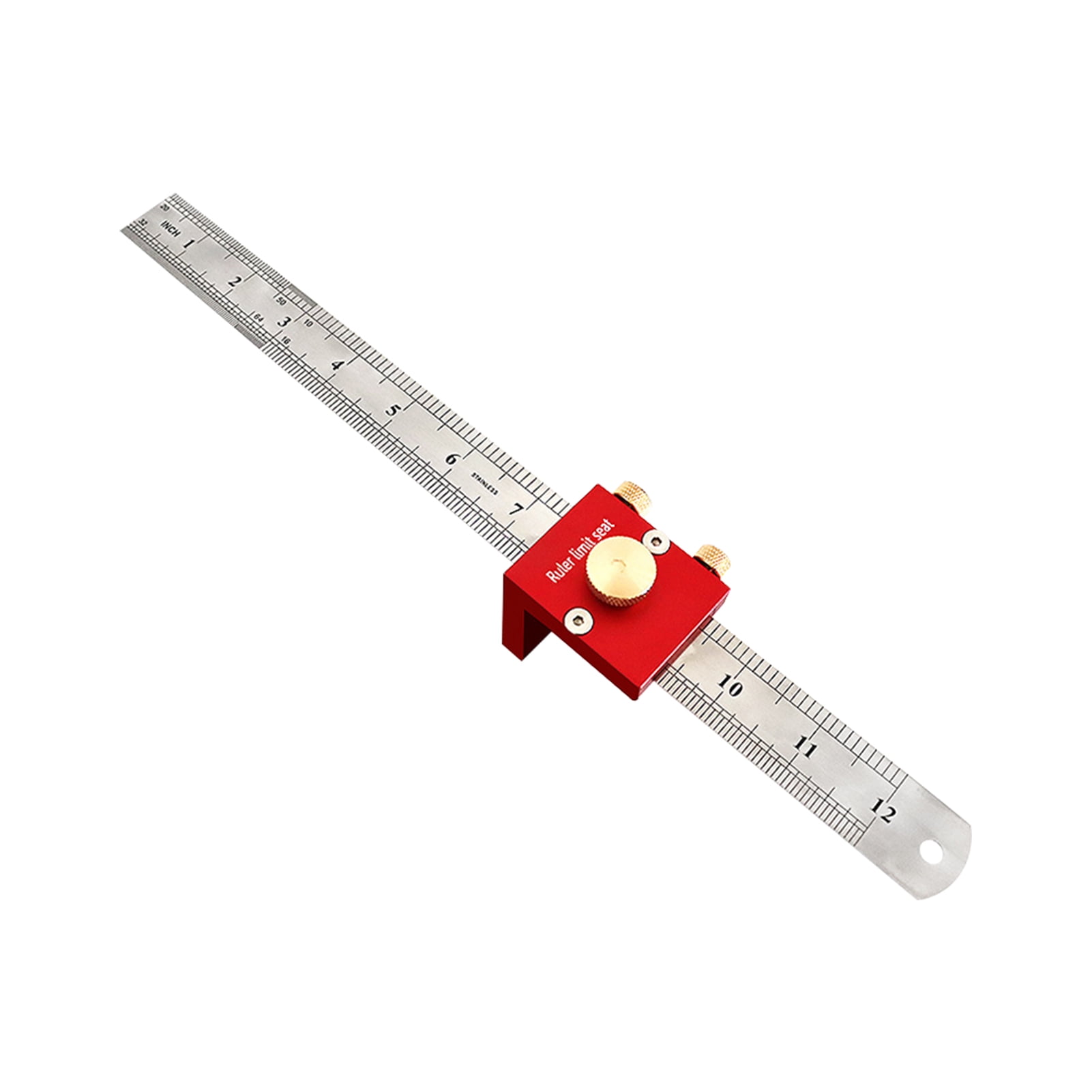 12inch line drawing metric imperial accurate woodworking ruler 90 degree locator walmart com