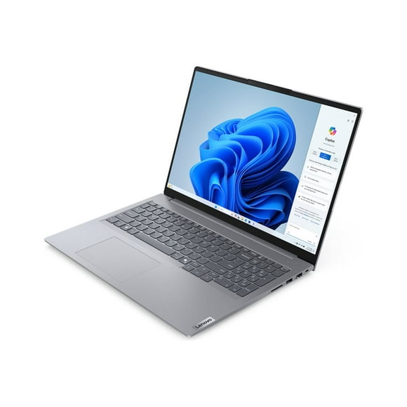 Lenovo ThinkBook 16 G7 ARP 21MW - 180-degree hinge design - AMD Ryzen 5 - 7535HS / up to 4.55 GHz - Win 11 Pro - Radeon 660M - 16 GB RAM - 512 GB SSD NVMe - 16" IPS touchscreen 1920 x 1200 - Gigabit Ethernet - Wi-Fi 6, Bluetooth - dual tone arctic gray - kbd: US
