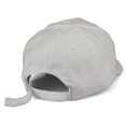 thumbnail image 4 of Daxton Premium Mid Profile Hat Semi Curved Visor Light Grey Cap Black Gold Gothic Embroidered, Number 2, 4 of 4