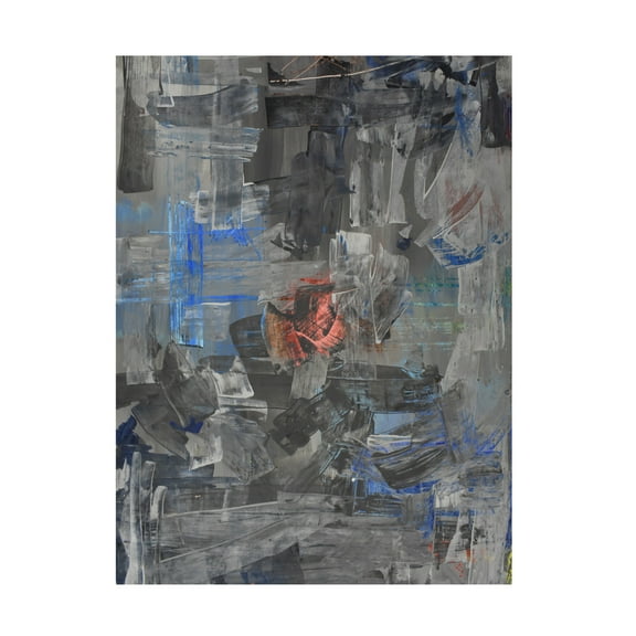Canvas Wall Art - Maliq 'Impasto' Wall Art for Living Room, Bedroom, or Office Décor by Trademark Fine Art - 14 x 19 Inches