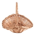 thumbnail image 3 of Wicker Basket with Handle, Wicker Shopping Basket, small, 3 of 5