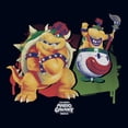 thumbnail image 2 of Girls The Super Mario Galaxy Movie Bowser Dad and Son Bonding T Shirt, 2 of 5